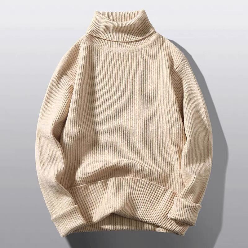 Damen modischer Rollkragenpullover aus weichem Strick ModeGeist