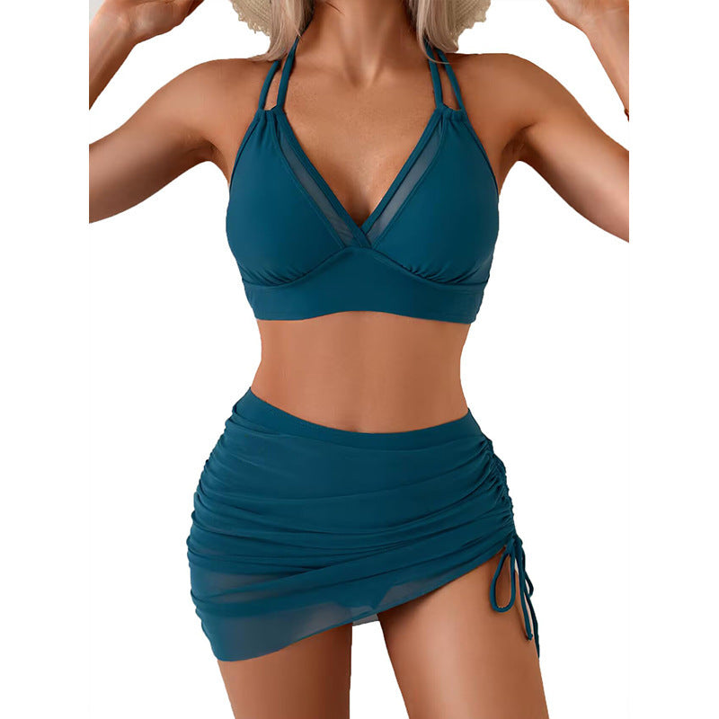 Bikini mit verstellbarem Oberteil und Rock von MODEGEIST
