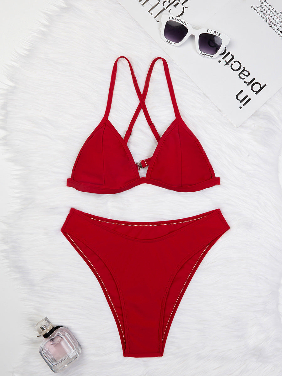 Damen Dreieck Bikini Set mit verstellbaren Trägern von MODEGEIST
