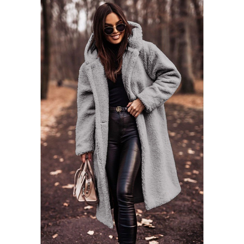 Damen Kuscheliger Oversized-Mantel ModeGeist