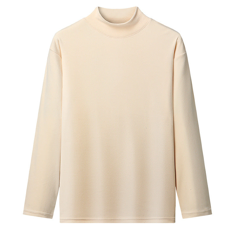 Damen Stehkragen Langarmshirt aus hochwertigem Material ModeGeist