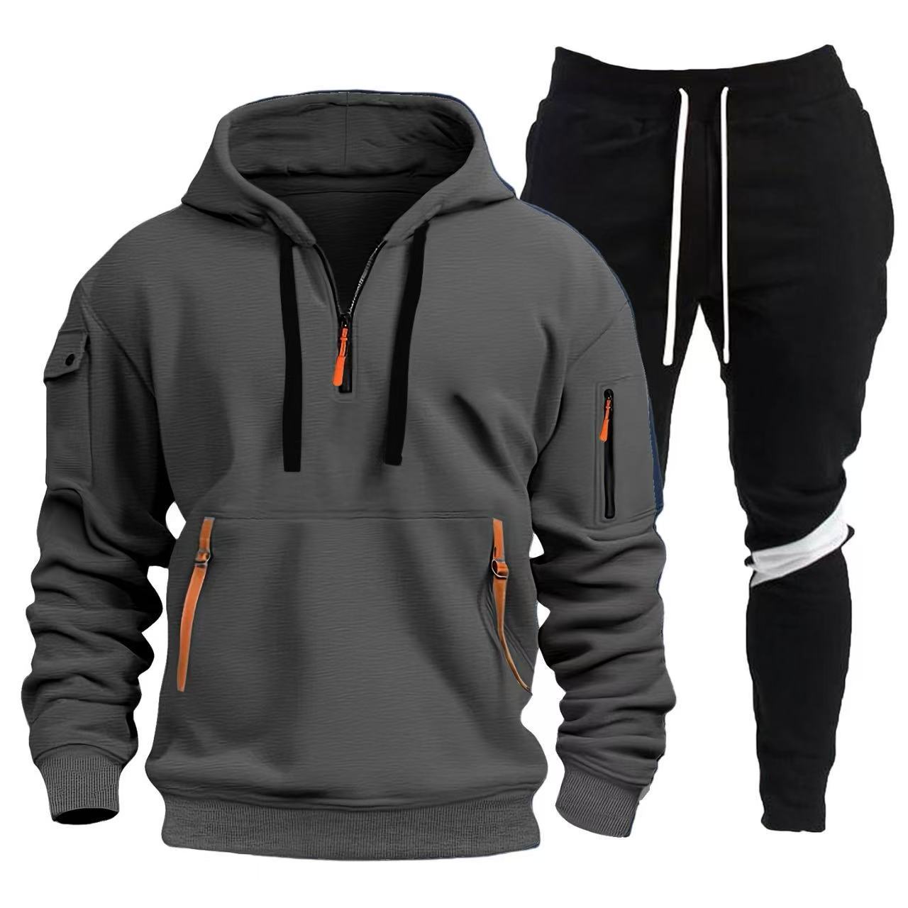 Herren Sportliche Hoodie- und Jogginghosen Kombination ModeGeist
