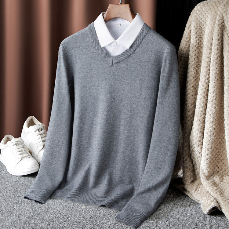 Herren V-Ausschnitt Pullover ModeGeist