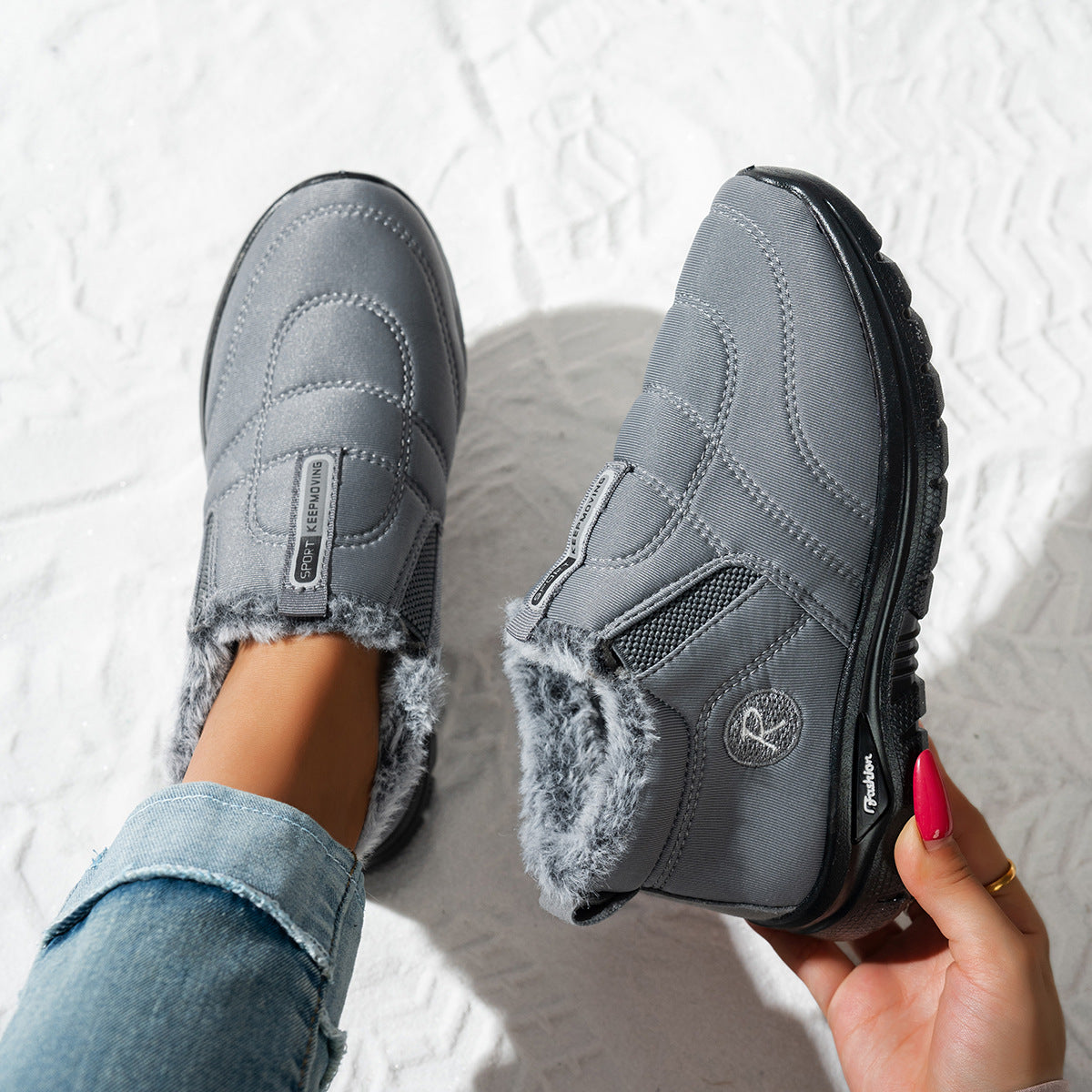 Damen Sportliche Winterstiefel ModeGeist