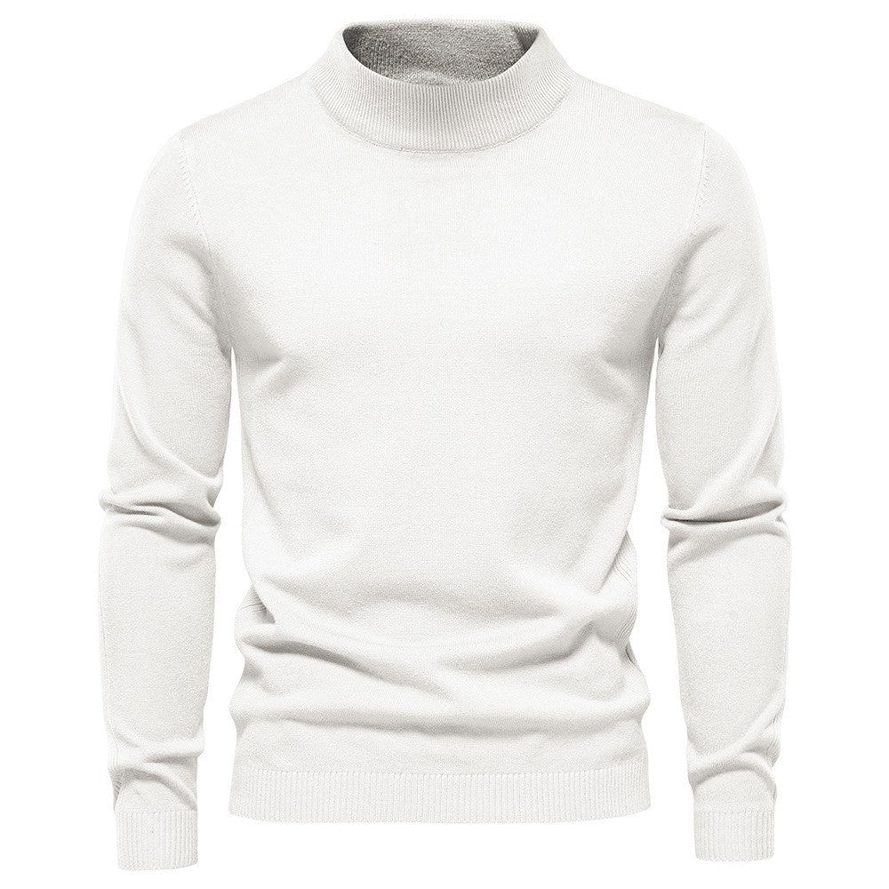 Herren stilvoller Rollkragenpullover aus weicher Merinowolle ModeGeist