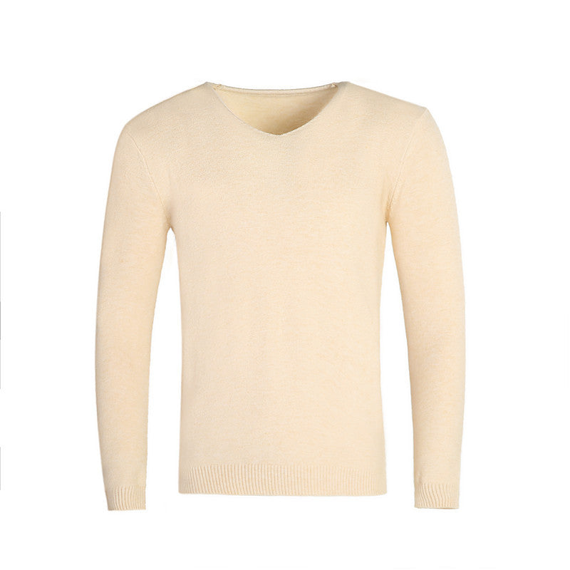Herren klassischer V-Ausschnitt Pullover ModeGeist
