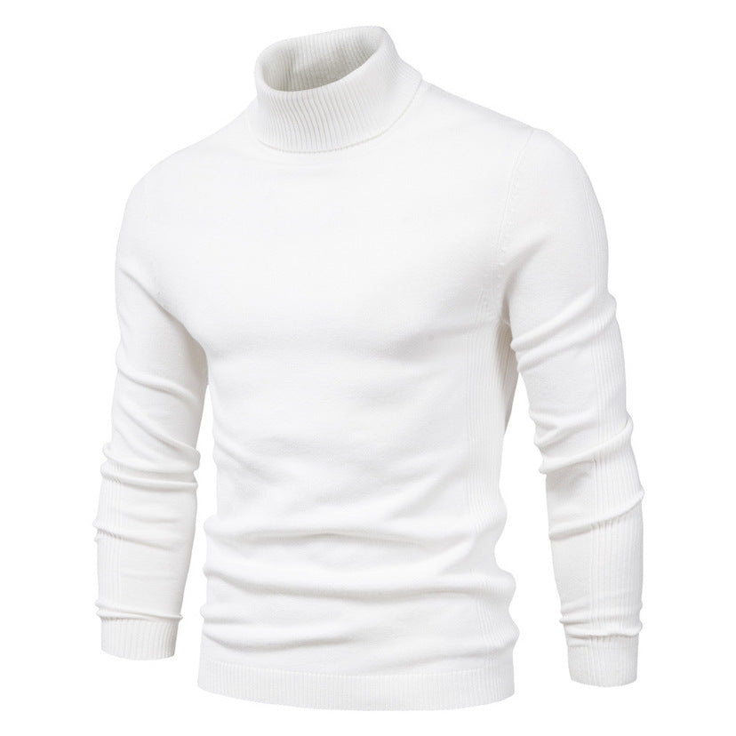 Herren Grober Rollkragenpullover aus wärmendem Material mit strukturierter Oberfläche ModeGeist