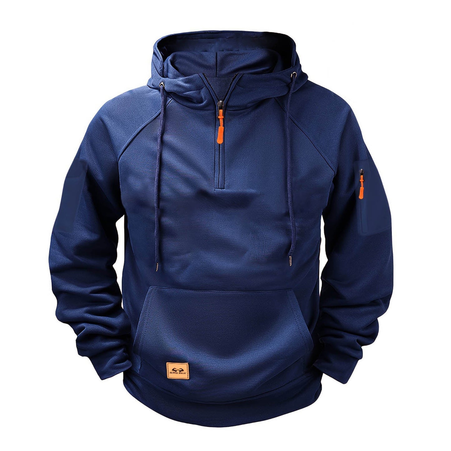 Herren sportlicher Kapuzenpullover mit praktischem Reißverschluss ModeGeist