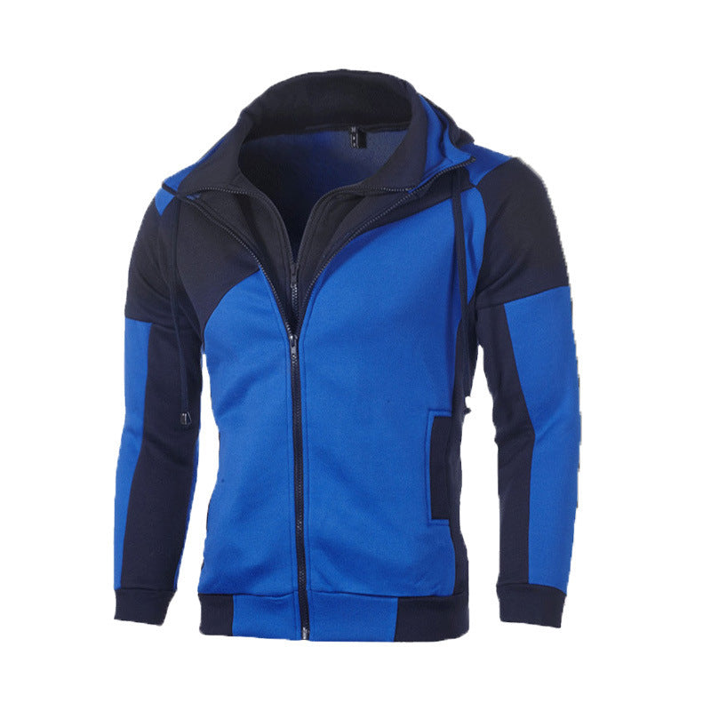 Herren funktionale Sportjacke mit hohem Kragen ModeGeist