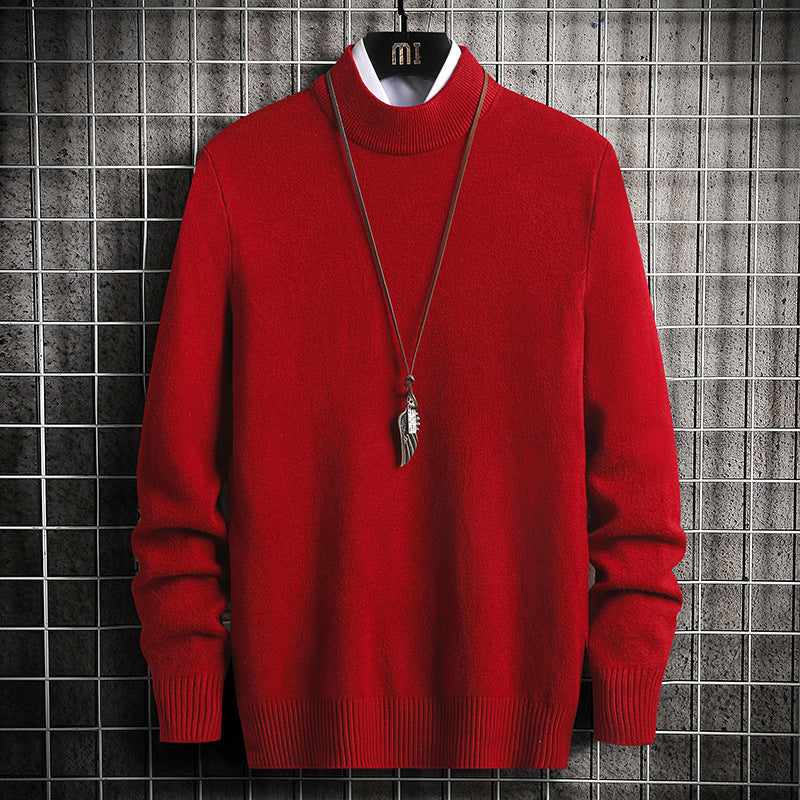 Herren Rollkragenpullover aus weicher Strickqualität ModeGeist