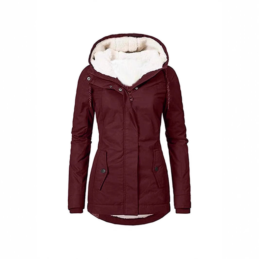 Damen warme Outdoor-Jacke mit kuscheligem Futter ModeGeist