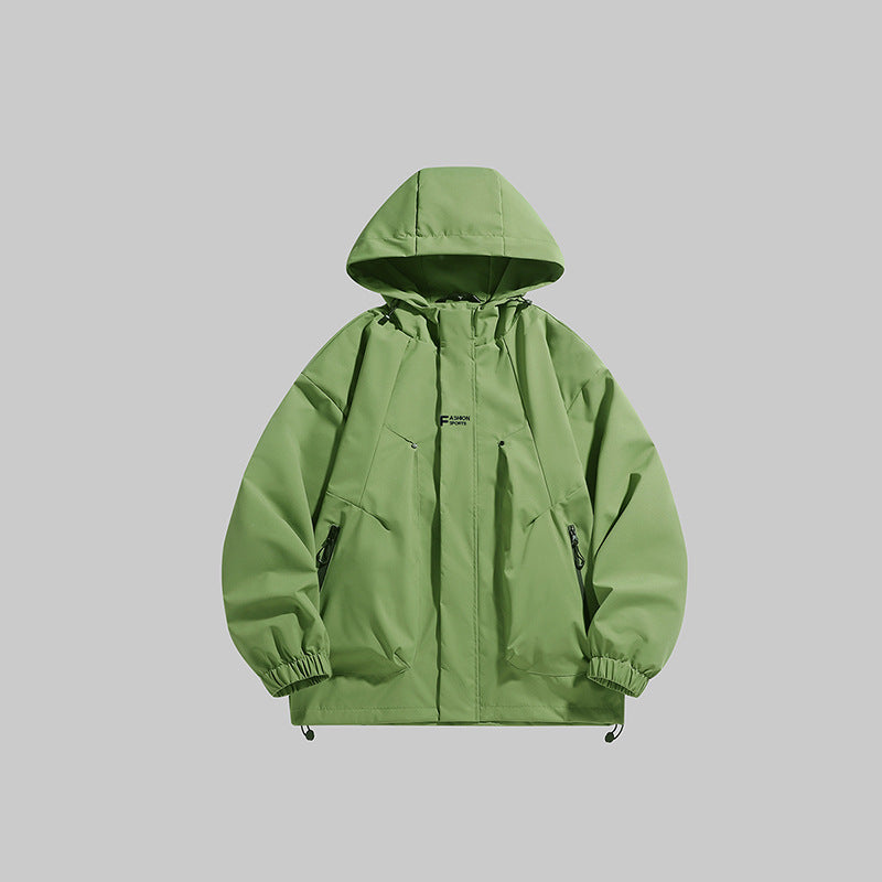 Herren multifunktionale Winterjacke mit isolierendem Fleecefutter und verstellbarer Kapuze ModeGeist