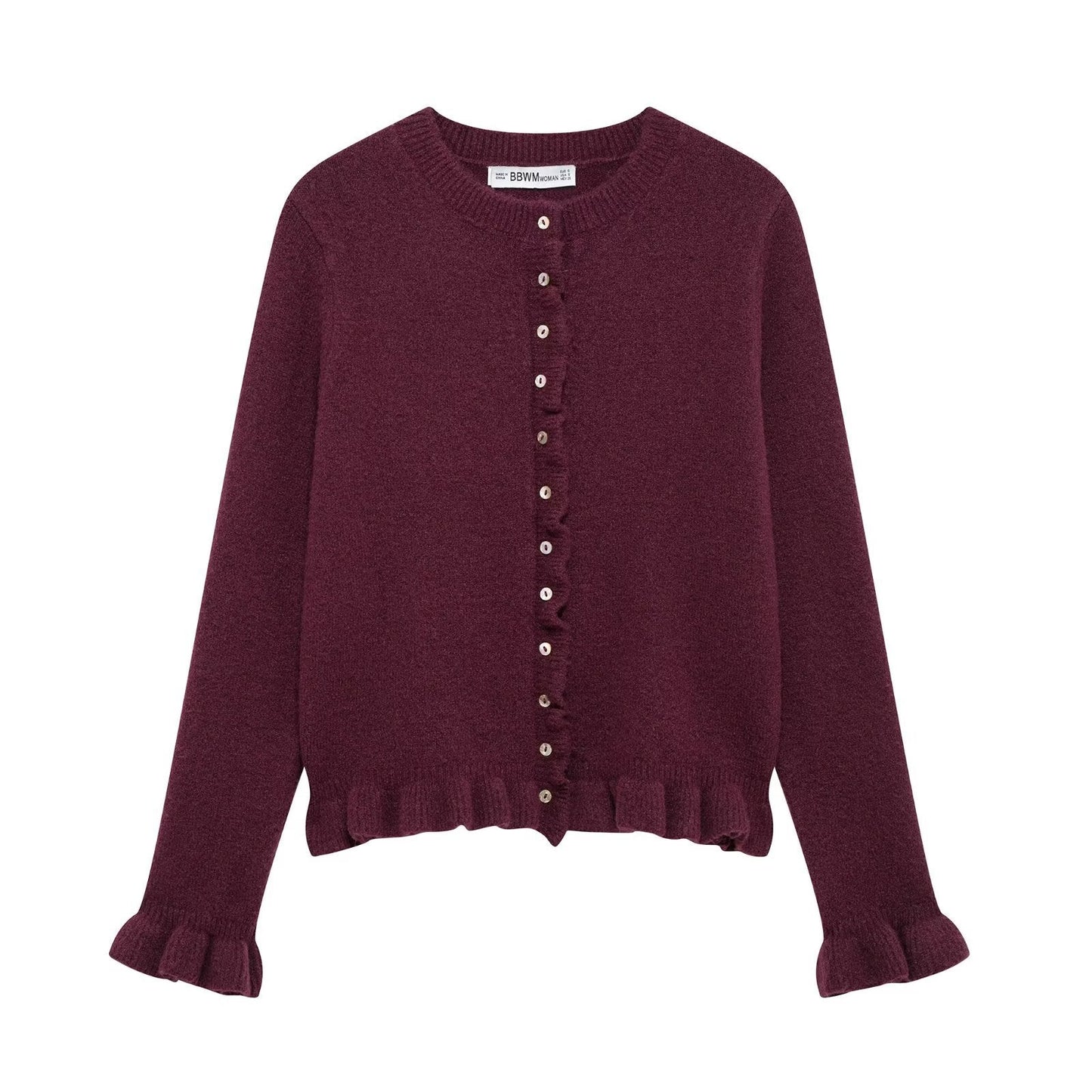 Damen elegante Strickjacke mit dekorativen Knöpfen ModeGeist
