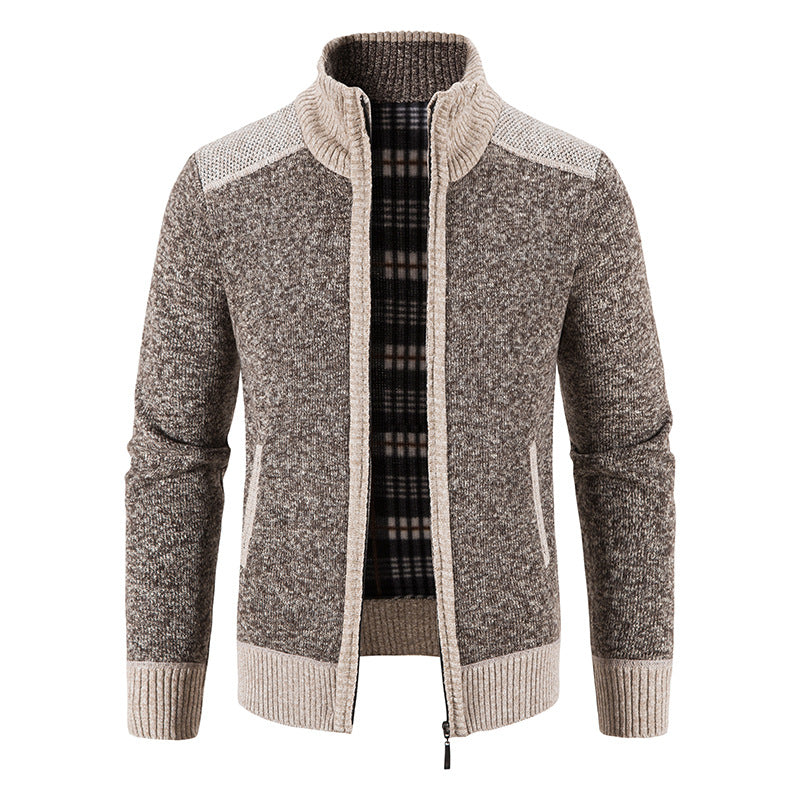 Herren Strickjacke mit modernem Reißverschluss ModeGeist