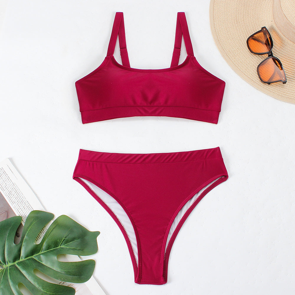 Sportlicher Hochgeschnittener Bikini von MODEGEIST für Damen