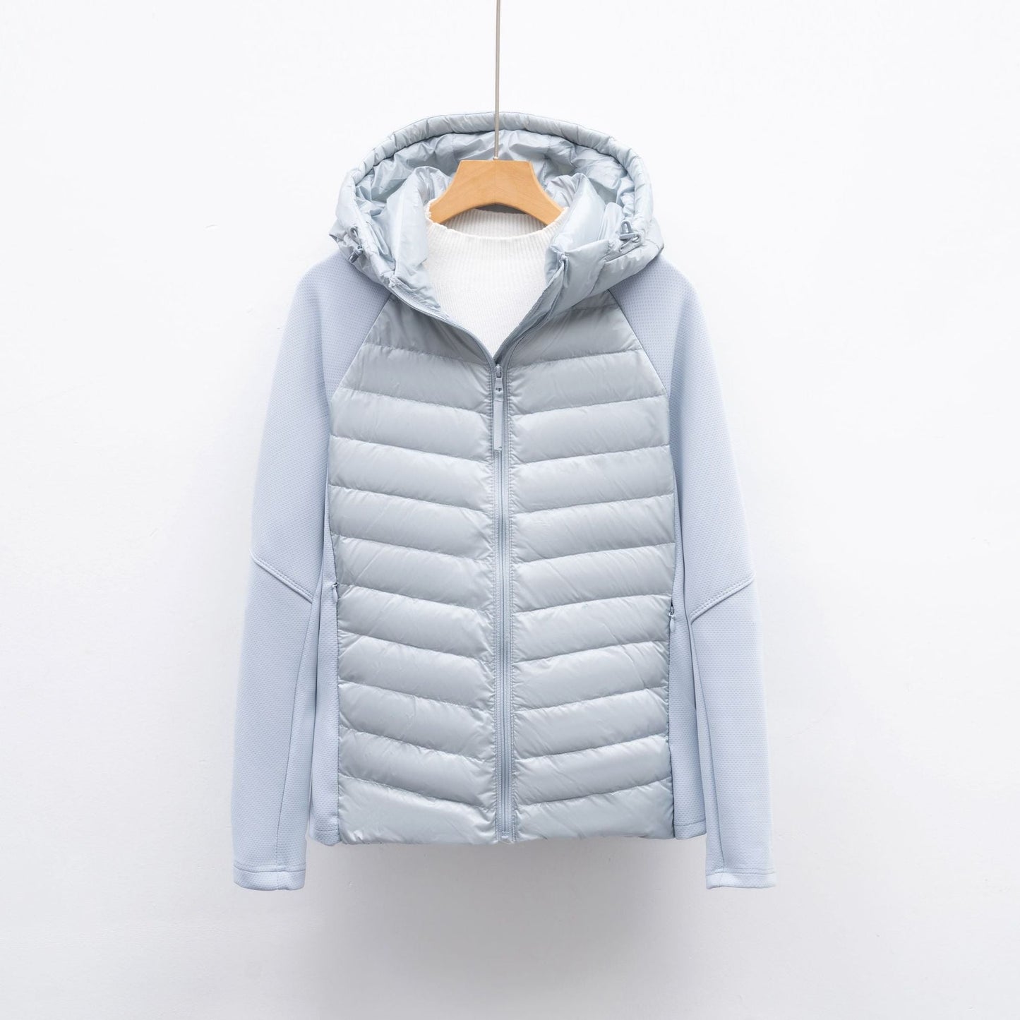 Damen vielseitige Hybridjacke mit Kapuze ModeGeist