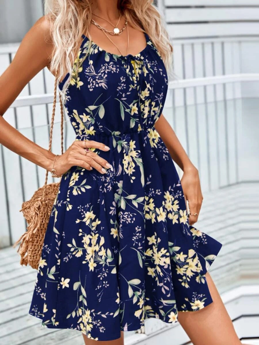 Clara Kleid mit Gummizug in der Taille