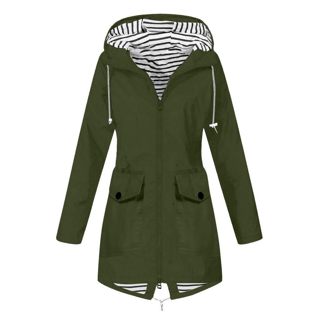 Damen Funktionsjacke mit verstellbarer Kapuze und praktischen Taschen ModeGeist