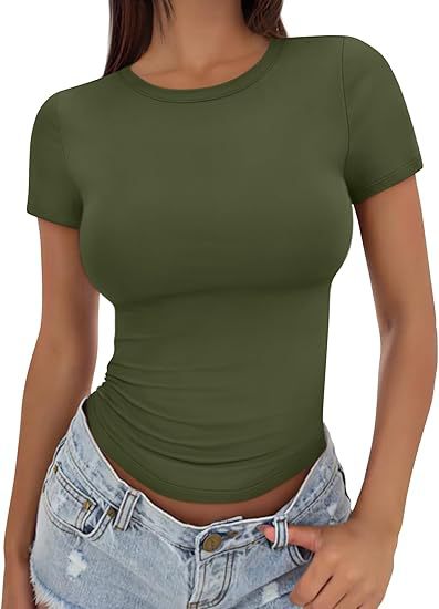 Heidi Mode | T-Shirt mit Rundhalsausschnitt