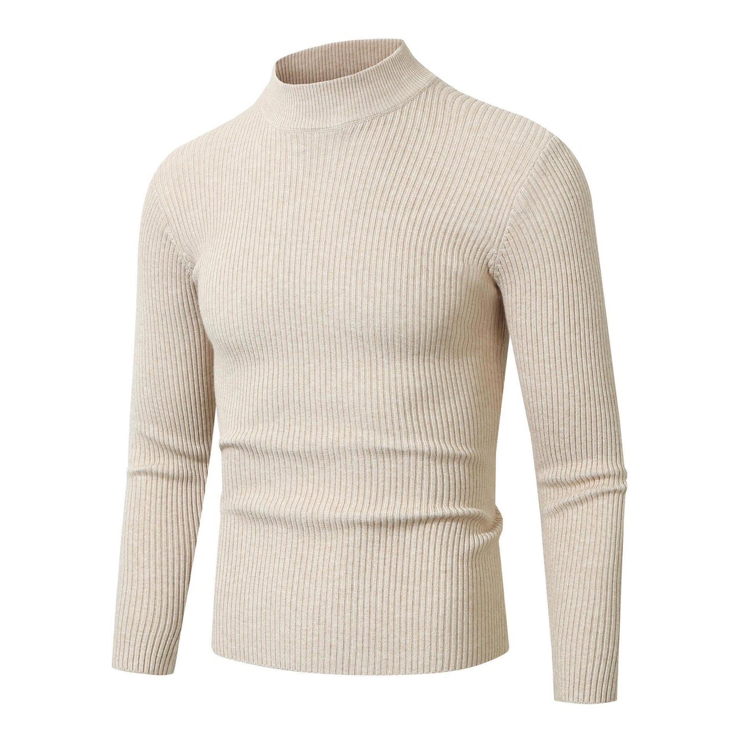 Herren modischer Rollkragenpullover aus feiner Wolle ModeGeist