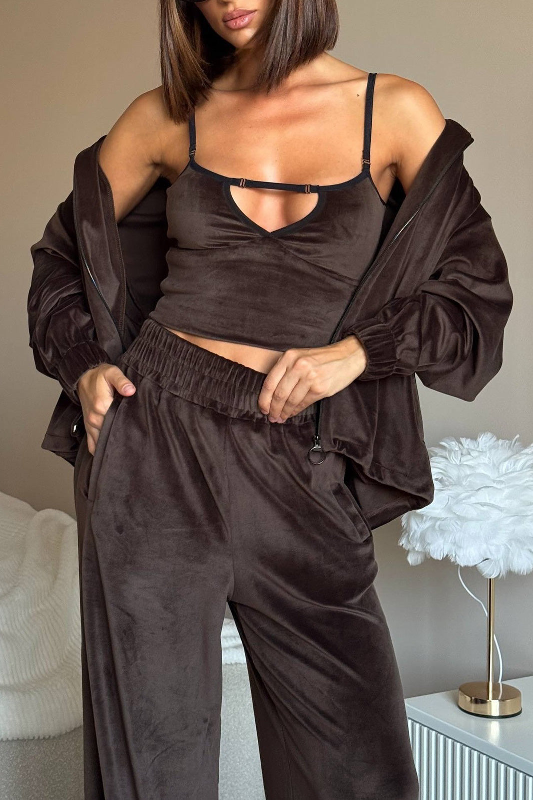 ModeGeist | Dough Kapuzenpullover und Hose Zwei Teile Satz