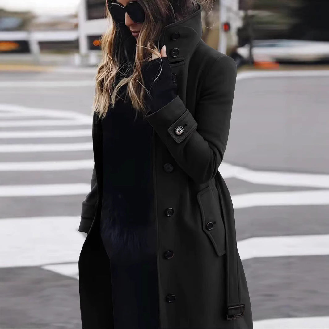 Damen eleganter und bequemer Langmantel ModeGeist