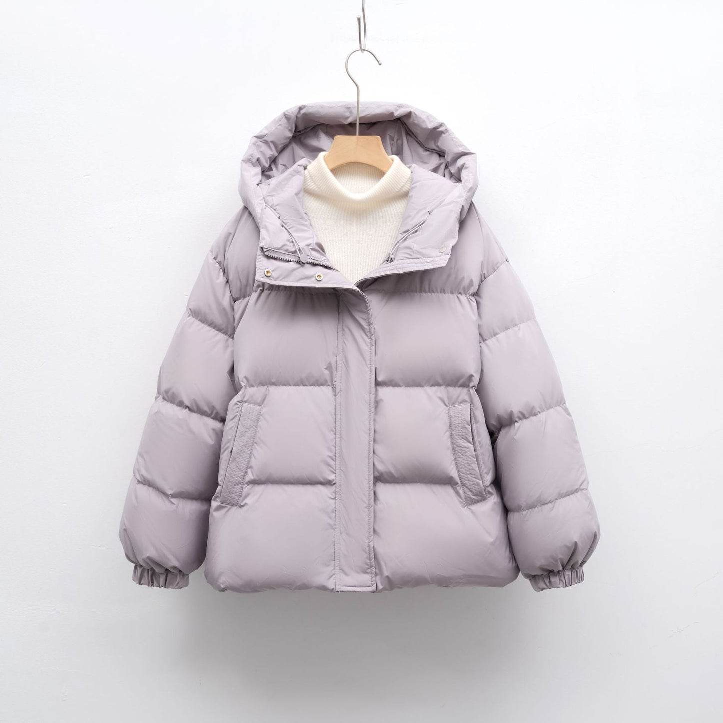 Damen modische Winterjacke mit voluminösen Puffärmeln ModeGeist