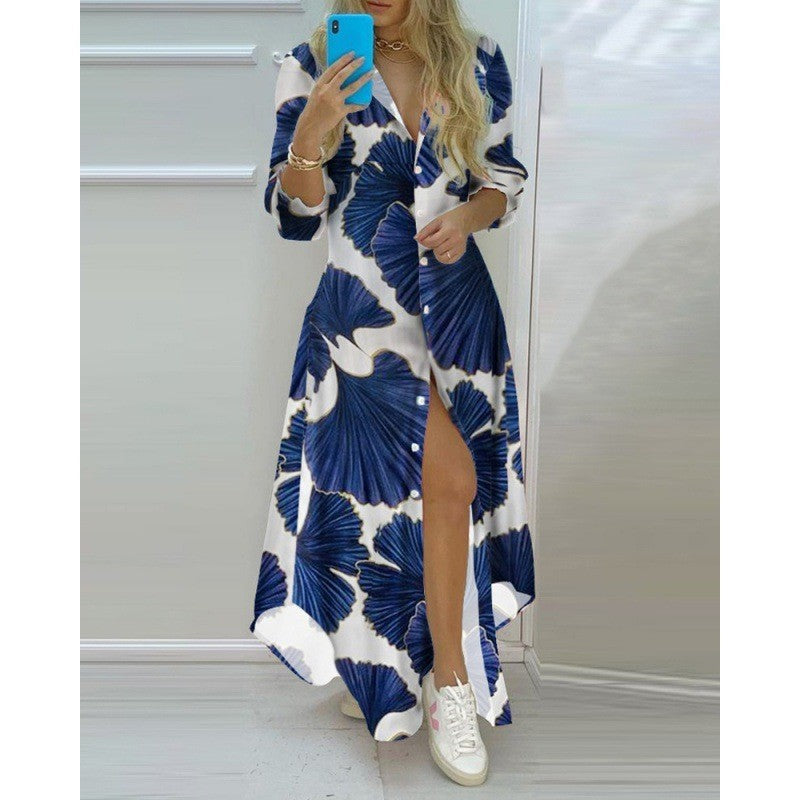 Damen Kimono-Robe mit Printdesign ModeGeist