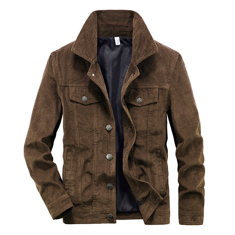 ModeGeist | Dünne Cordjacke für Herren
