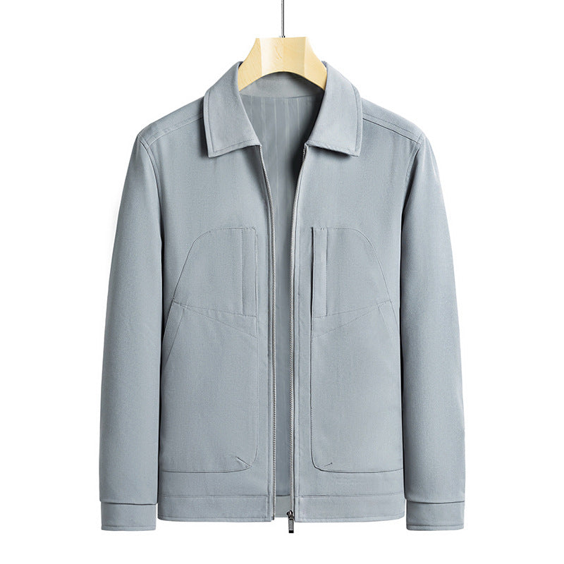 Herren lässige Freizeitjacke mit praktischen Taschen ModeGeist