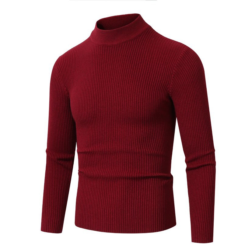 Herren Rollkragenpullover aus hochwertiger Rippenstruktur ModeGeist