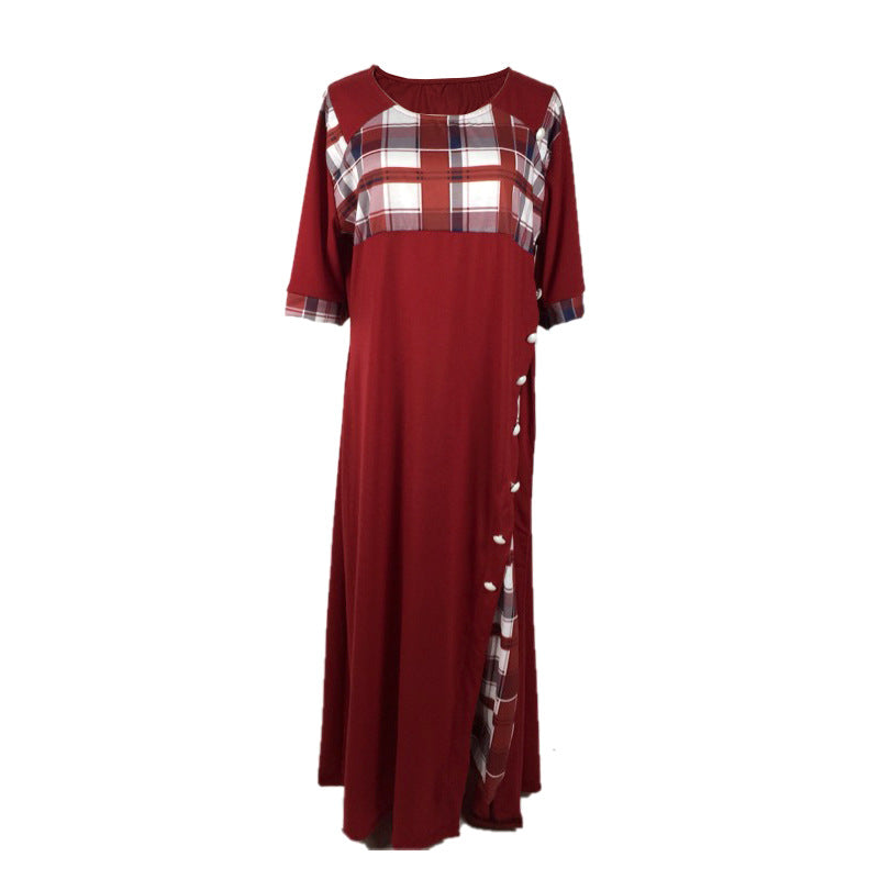 Fließendes, elegantes Maxikleid mit asymmetrischem Schnitt