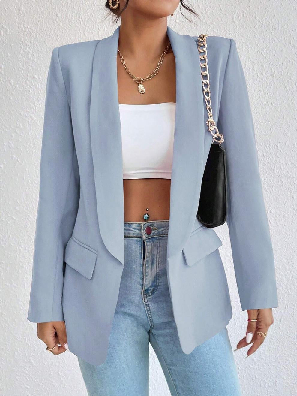 Damen Eleganter Sacko mit modernem Schnitt ModeGeist