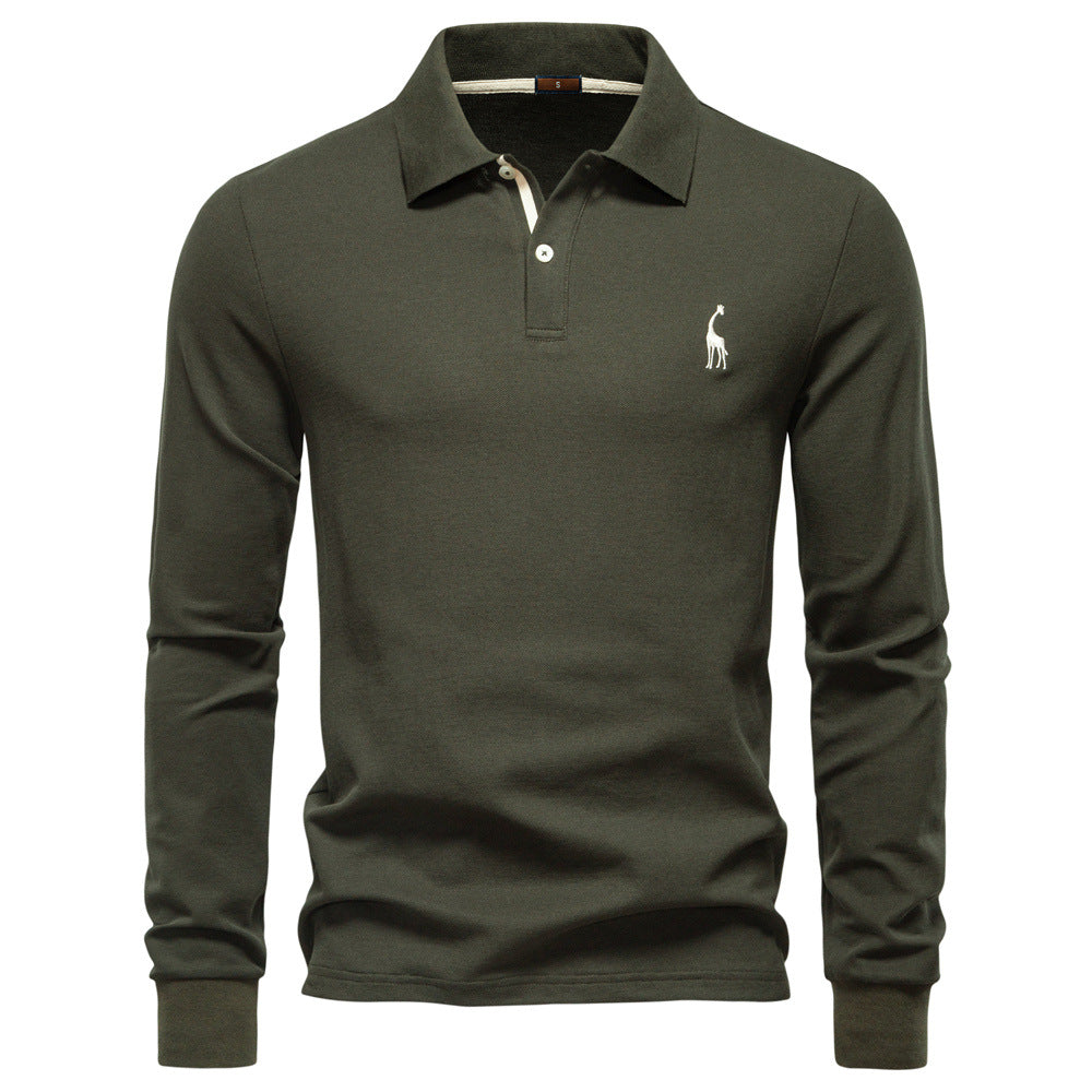 Herren Poloshirt mit klassischer Passform und kontrastierendem Kragen ModeGeist