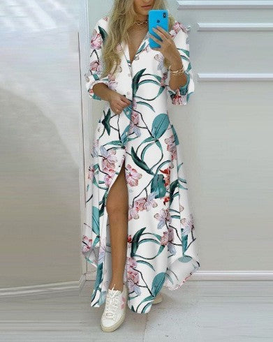 Damen Kimono-Robe mit Printdesign ModeGeist