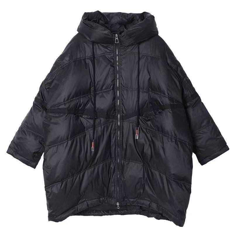 Damen Oversized Steppjacke mit praktischen Taschen und hohem Kragen ModeGeist