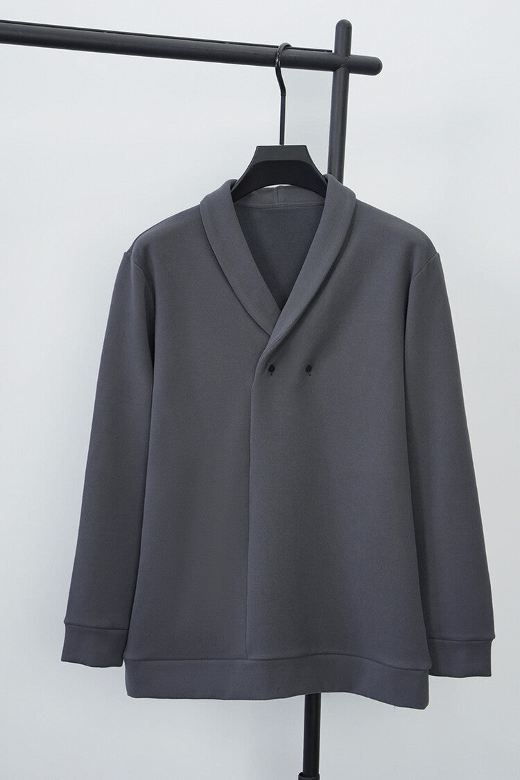 Herren Freizeitjacke mit modernem Schalkragen und praktischen Knöpfen ModeGeist