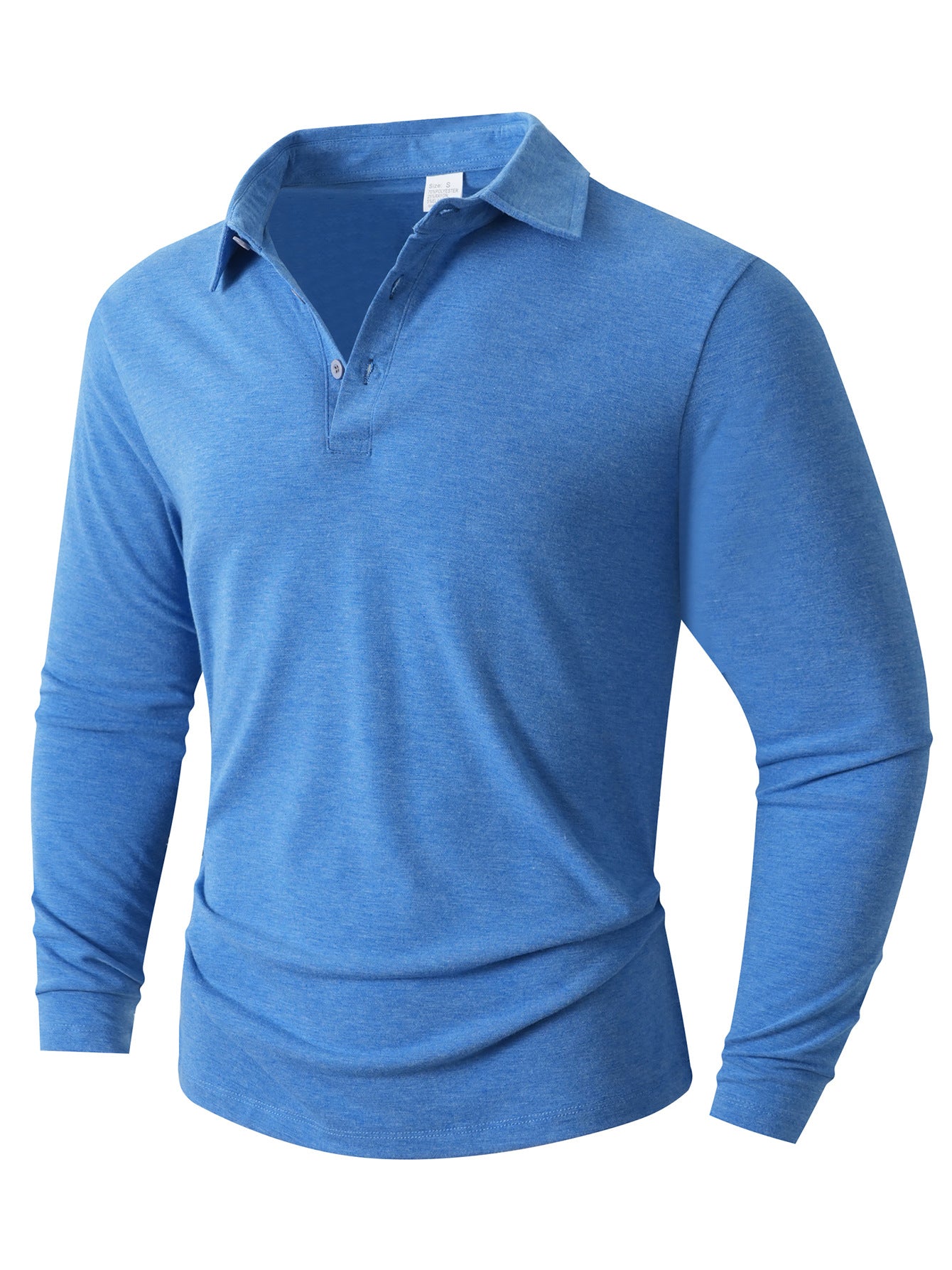 Herren Langarm Poloshirt mit modernem Schnitt ModeGeist