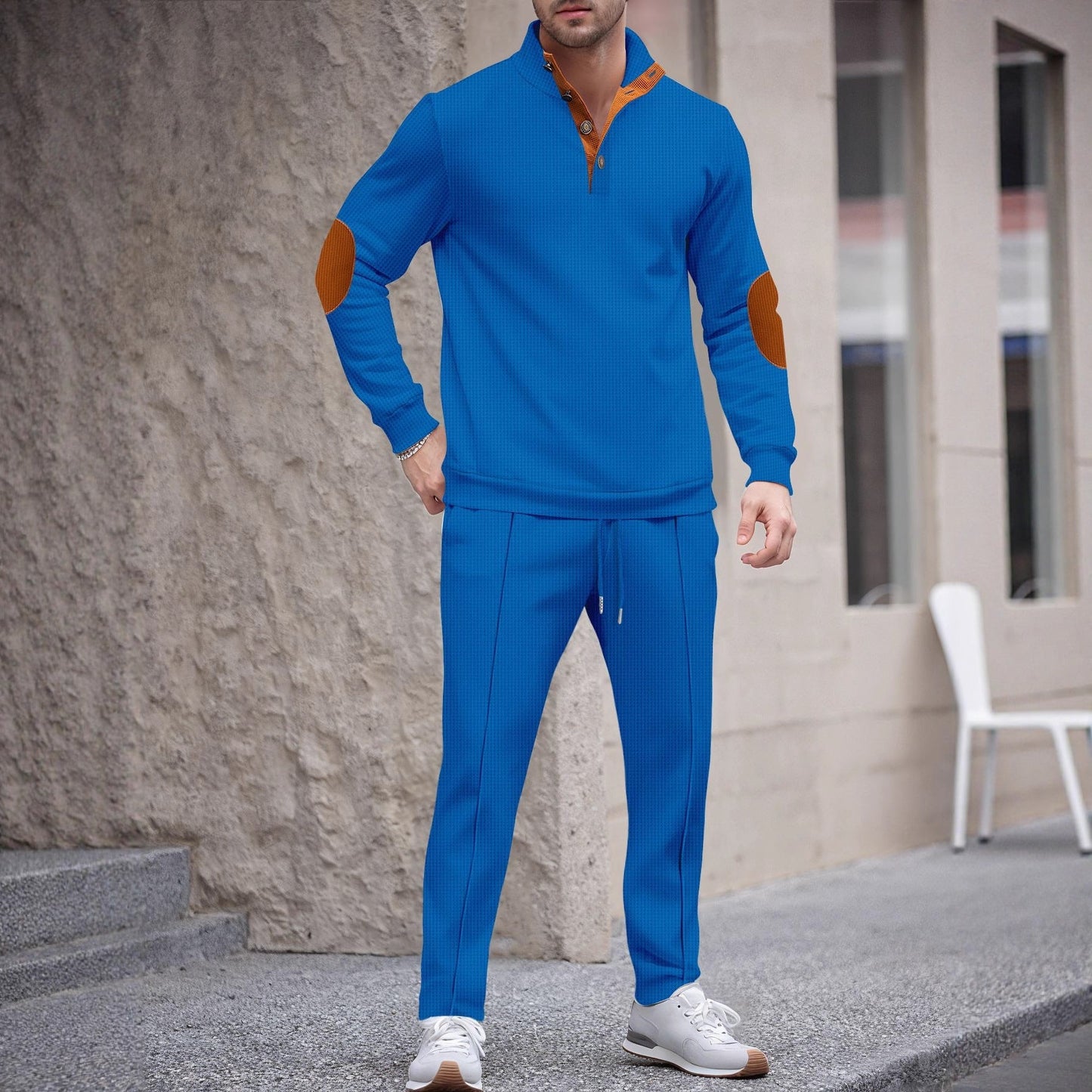 Herren Sportanzug mit modernem Schnitt und eleganten Kontrastdetails ModeGeist
