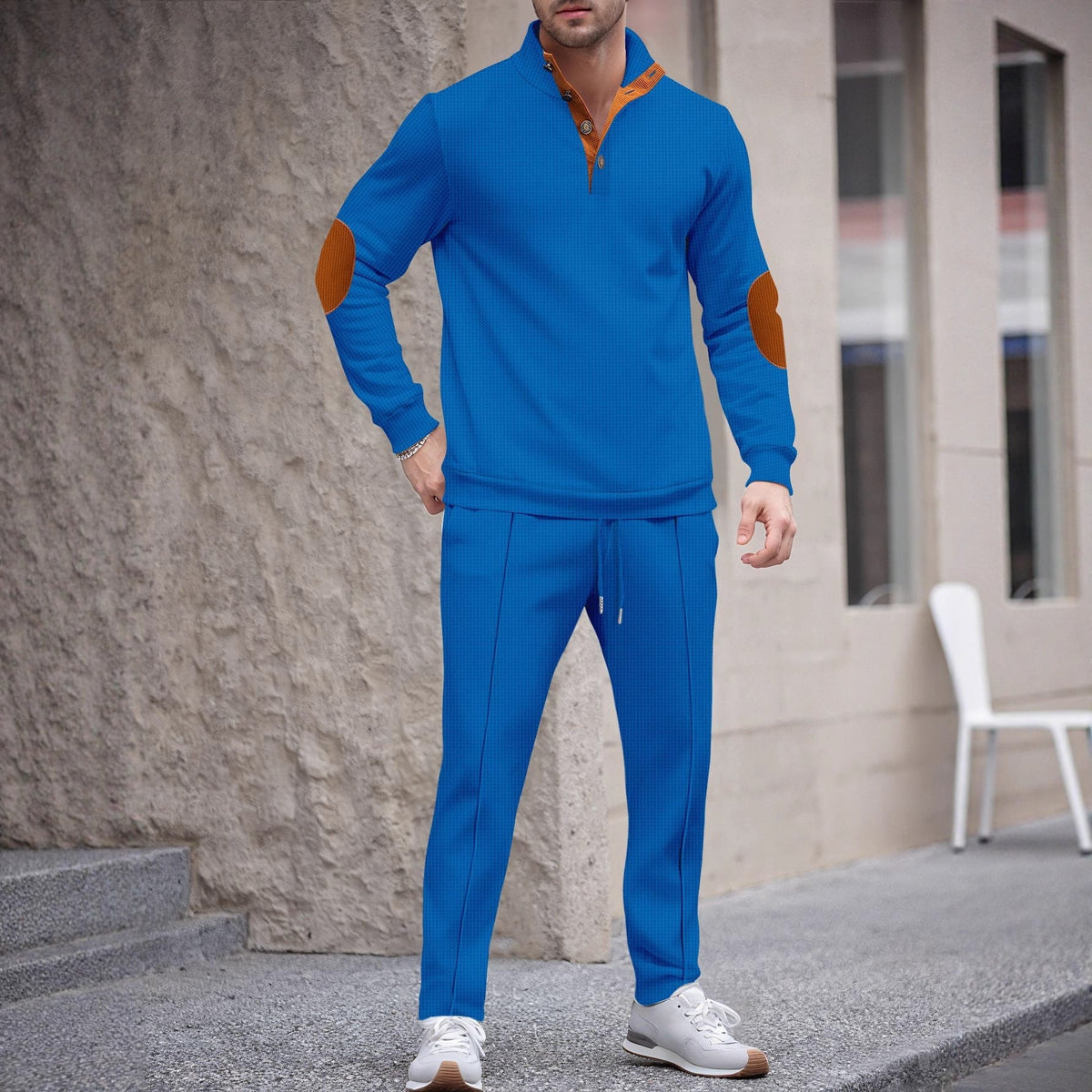 Herren Sportanzug mit modernem Schnitt und eleganten Kontrastdetails ModeGeist