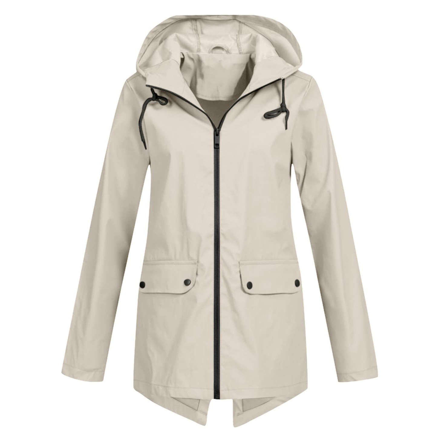 ModeGeist | Kapuzen Regenjacke Wasserdicht
