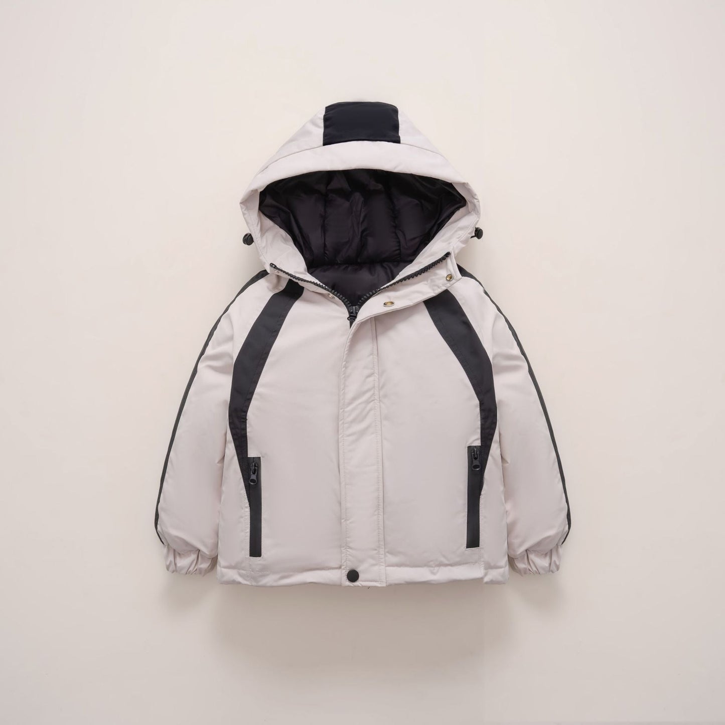 Damen modische Funktionsjacke mit Kapuze und thermoregulierendem Futter ModeGeist