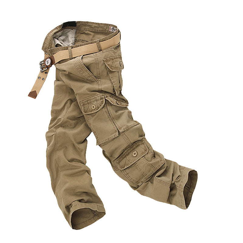Herren Multifunktionale Cargo-Hose mit verstellbarem Bund und zahlreichen Taschen ModeGeist