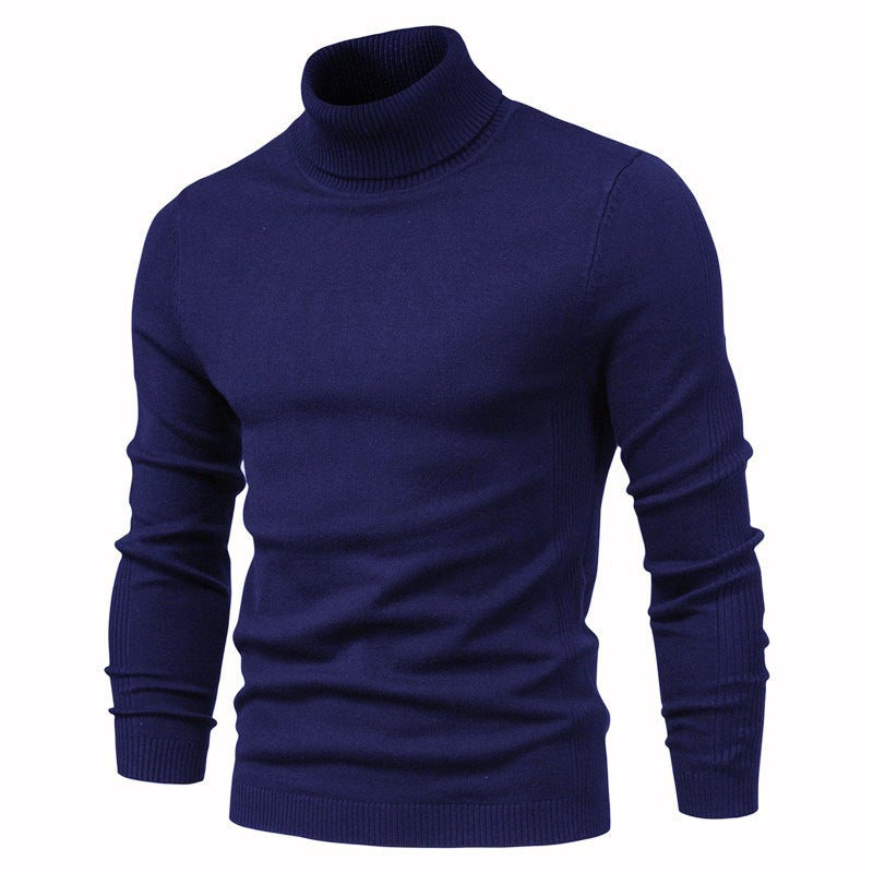 Herren eleganter Rollkragenpullover aus feinem Strick ModeGeist