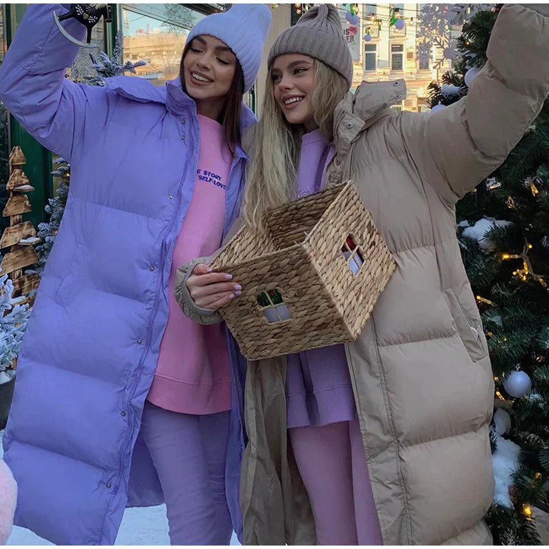 ModeGeist | Lange mit Verstellbarer Kapuze für Frauen Ideal für Den Winter