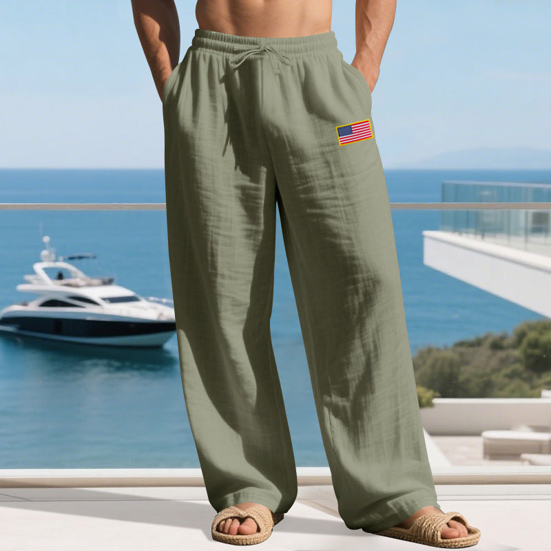 Herren lässige Freizeithose mit elastischem Bund und praktischen Seitentaschen ModeGeist