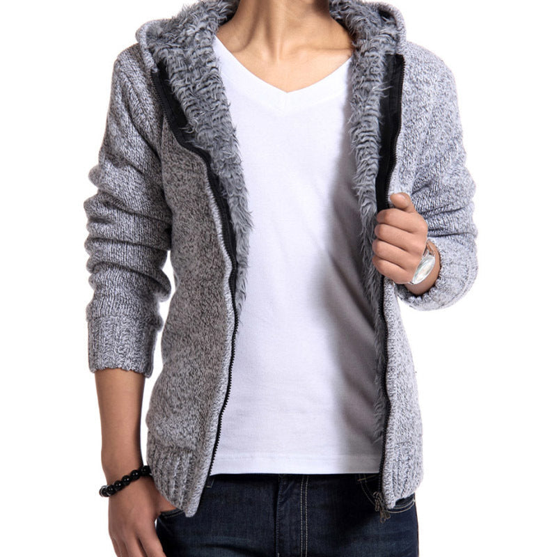 Herren kuschelige Strickjacke mit hochwertigem Innenfutter ModeGeist