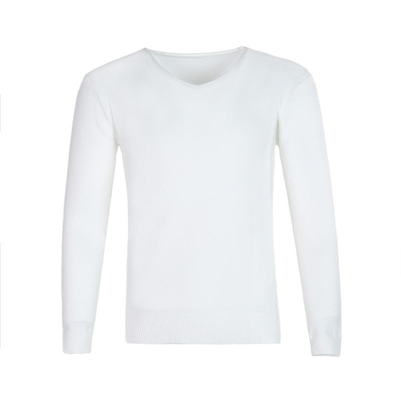 Herren klassischer V-Ausschnitt Pullover ModeGeist