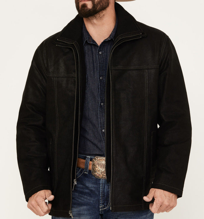 Herren hochwertige jacke mit modernen Details und praktischen Taschen ModeGeist