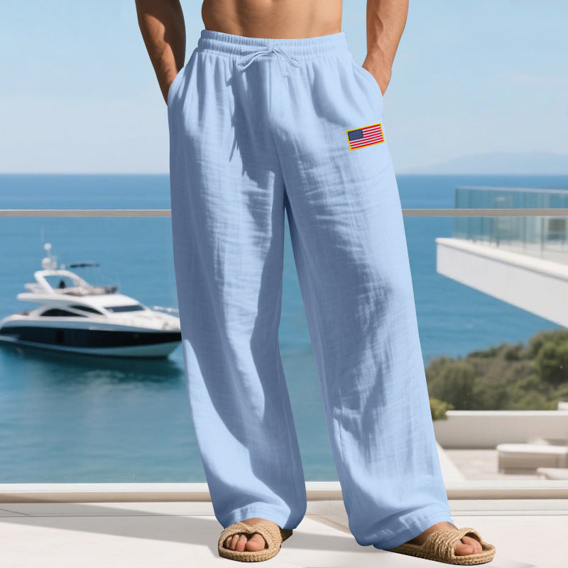 Herren lässige Freizeithose mit elastischem Bund und praktischen Seitentaschen ModeGeist